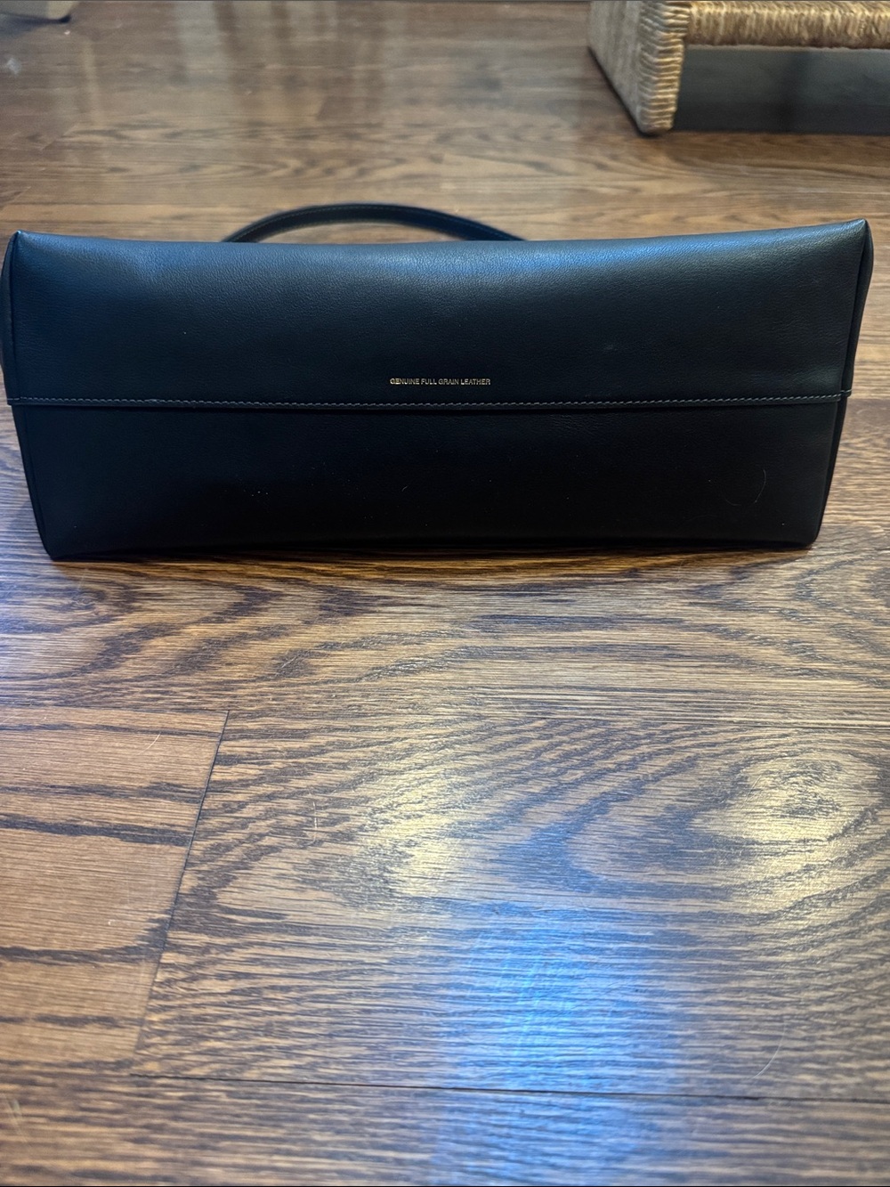 Coach Chelsea 36 Natural Grain Black Leather Shoulder Bag - Picture 7 of 15